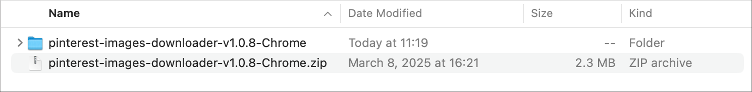 Extract files